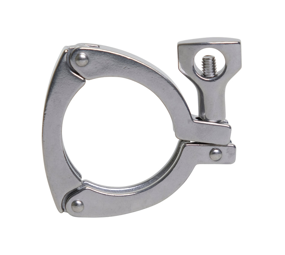 2" Three Segment Clamp W/ Wing Nut (13MHM3P)  - T304 Stainless Steel - Wayland Industries - W413MHM3P-2