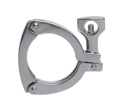 2.5" Three Segment Clamp W/ Wing Nut (13MHM3P)  - T304 Stainless Steel - Wayland Industries - W413MHM3P-25