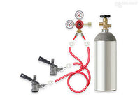 Micro Matic TK-2 Keg Tapping Kit 5 Lb Aluminum Cylinder Dual Gauge CO2 Regulator and Components