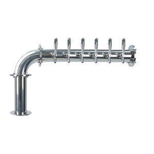 Micro Matic TT-L-6KR-11 10 Inch Draft Tower Glycol Cooled Draft Beer Polished Stainless Steel