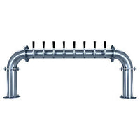 Micro Matic TT-U-8KR-11 20 Inch Glycol Cooled Draft Tower 8 Faucets Stainless Steel