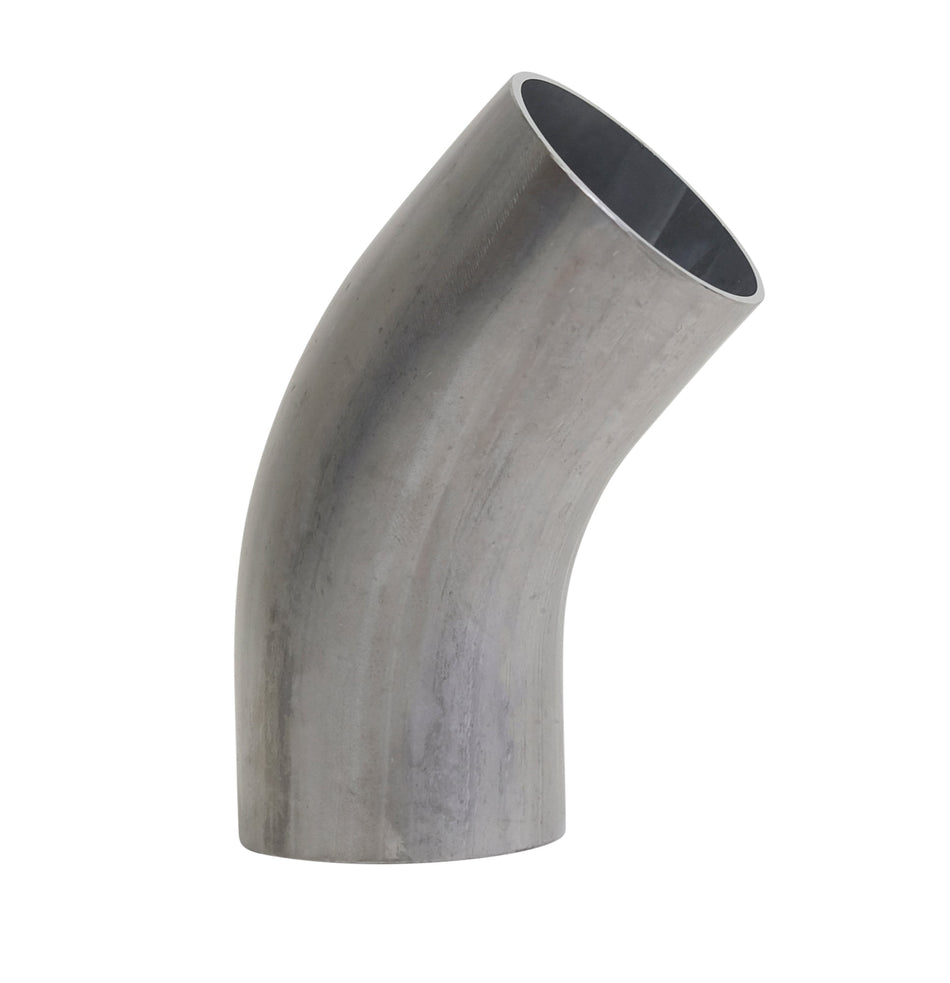 4" Butt-Weld Long 45 Elbow - Unpolished (L2KS-U)  - T316L Stainless Steel - Wayland Industries - W6L2KS-4-1