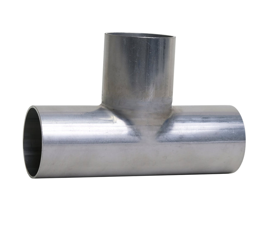 3" Butt-Weld Long Tee - Unpolished (7W-U)  - T316L Stainless Steel - Wayland Industries - W67W-3-1