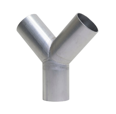 4" Butt-Weld True Wye - Unpolished (28WB-U)  - T316L Stainless Steel - Wayland Industries - W628WB-4-1