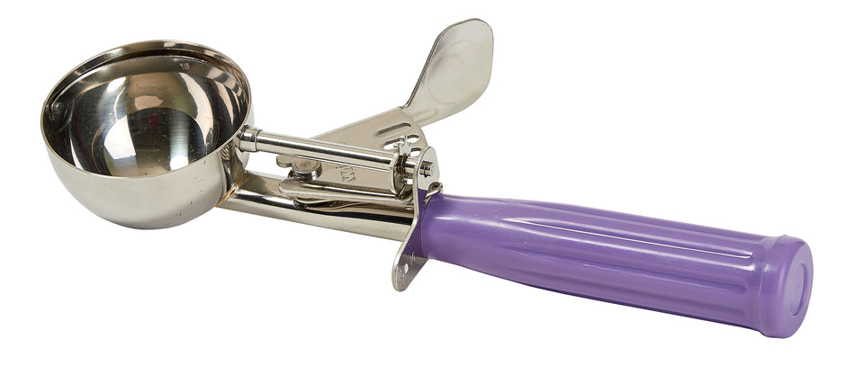 Winco ICD-16P 2-1/4 Inch Ice Cream Disher 2-3/4 Oz Capacity Plastic Handle Purple