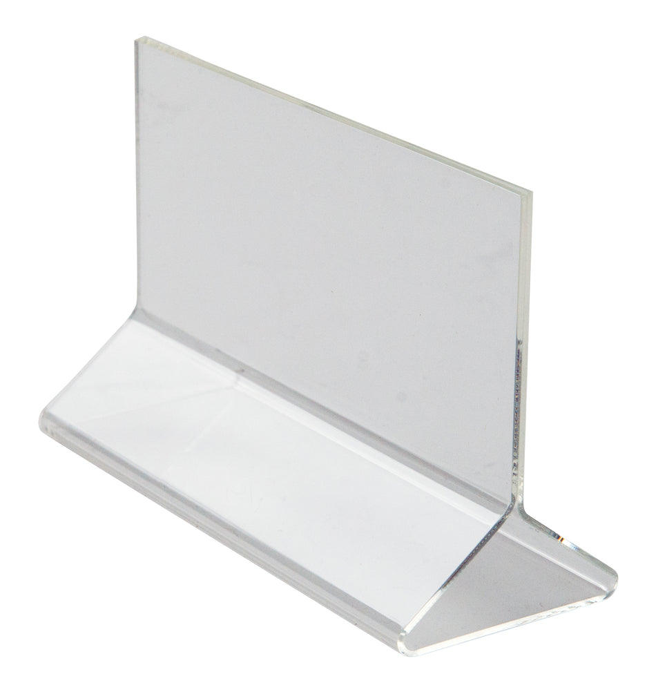 Winco ATCH-53 5-1/2 Inch Card Holder Menu Sign Display Acrylic