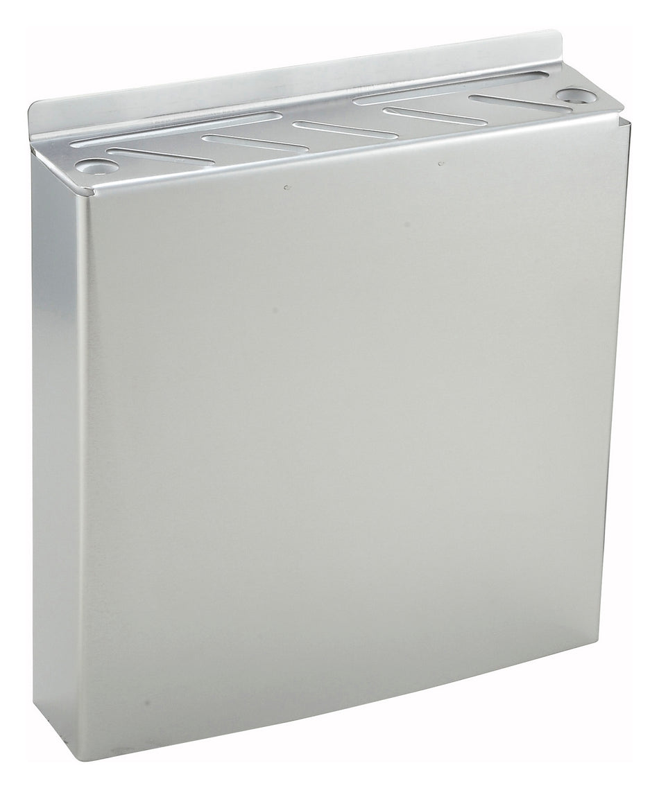 Winco KR-9 12 Inch Knife Rack Stainless Steel 9 Slots with Sharpening Rod