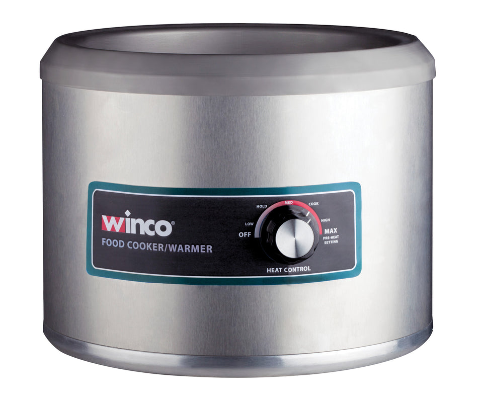Winco FW-11R500 Electric 11 Quart Food Cooker/Warmer with Manual Controls