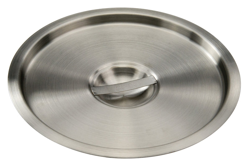 Winco BAMN-12C 12 Quart Bain Marie Lid to Stainless Steel Satin Finish