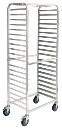 Winco ALRS-20BK 29-1/2 Inch Mobile Sheet Pan Rack Aluminum with Casters