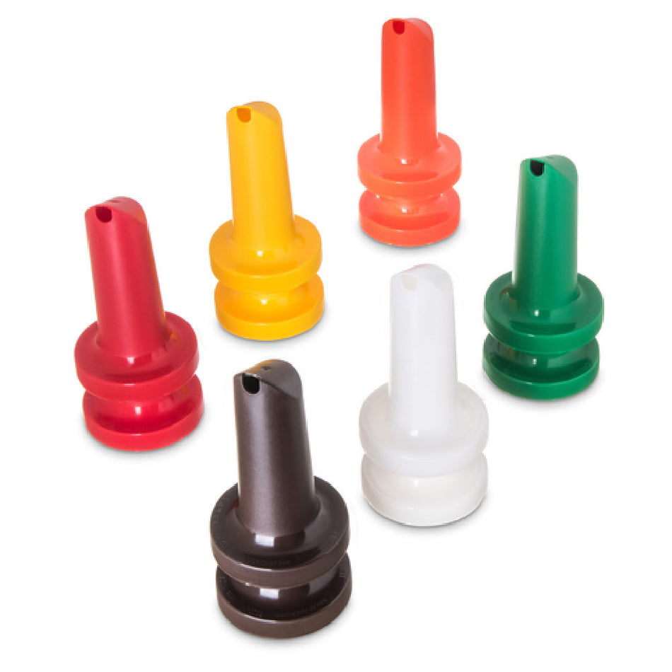 Carlisle PS204AST00 3-1/2 Inch Diameter Drink Bar Mix Pourer Neck Assorted Polyethylene