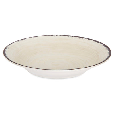 Carlisle 5400353 9 Inch 18-1/2 Oz Swirl Melamine Soup Bowl with Reinforced Rim