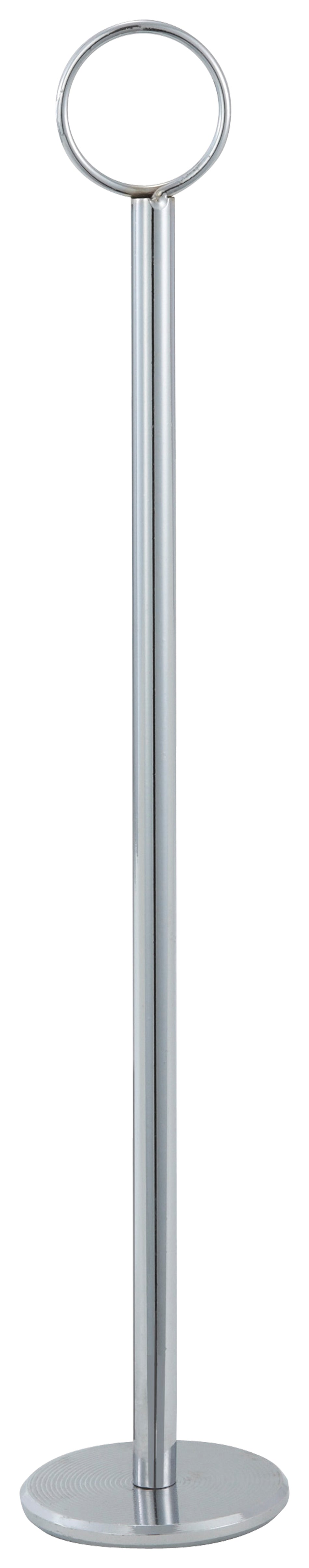 Winco TBH-12 12 Inch Table Number Holder Stainless Steel with Mirror Finish