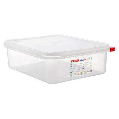 Carlisle 03033 6.8 Quart Food Storage Container with Airtight Lid Polypropylene