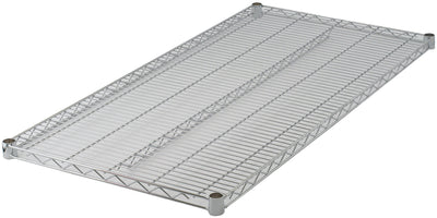 Winco VC-2148 48 Inch Wire Shelf Includes 4 Sleeve Clips Chrome Plated Finish