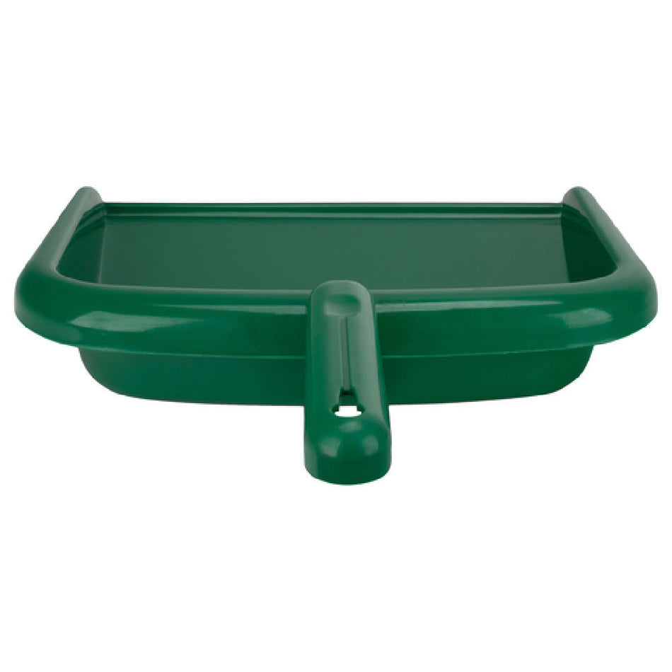 Carlisle 361440EC09 10 Inch Dust Pan with Green Plastic Construction