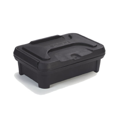 Carlisle XT140003 12 Quart Insulated Food Carrier Black with Tethered Lock Pin