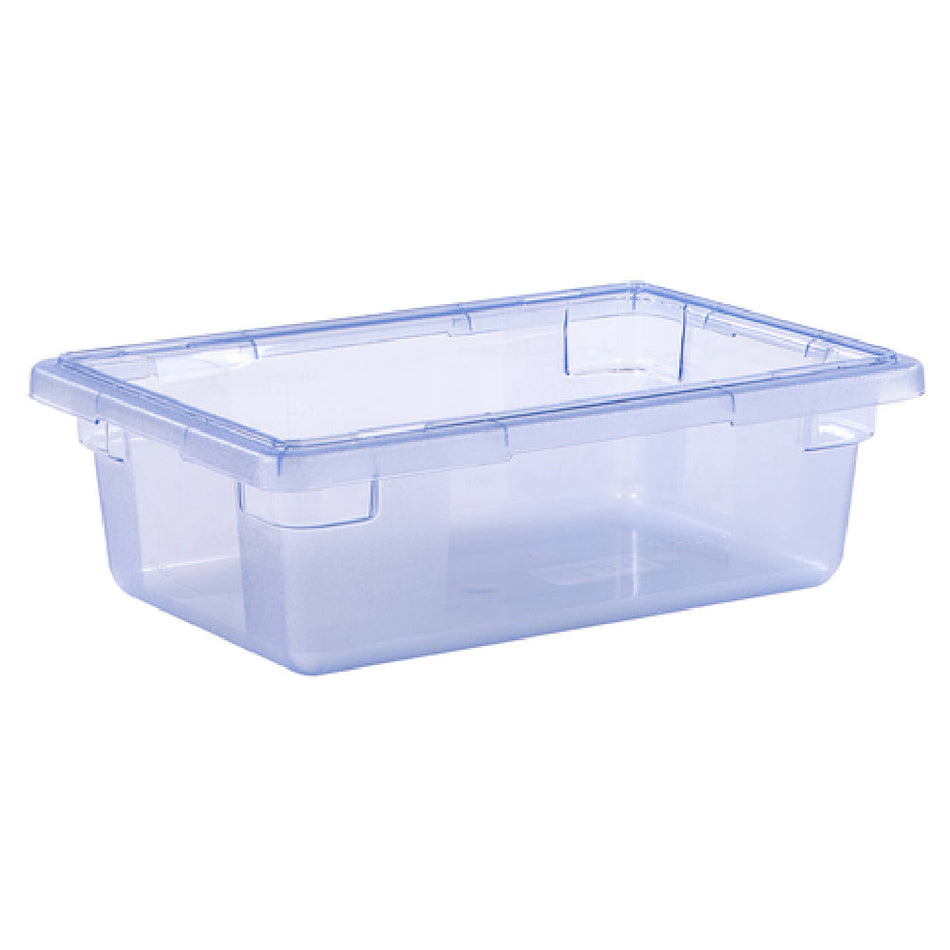 Carlisle 10611C14 3-1/2 Gallon Food Storage Box Blue Polycarbonate Stackable and Durable