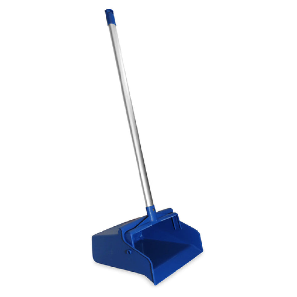 Carlisle 361410EC14 12 Inch Dust Pan with Locking Yoke Aluminum Blue Polypropylene