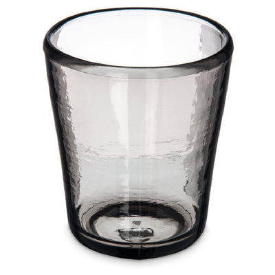 Carlisle MIN544018 14 Oz Dishwasher Safe Double Old Fashioned Tritan Smoke Gray