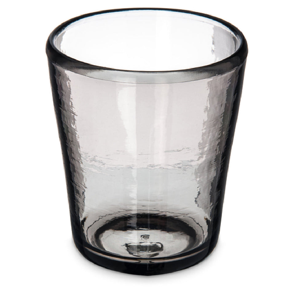 Carlisle MIN544018 14 Oz Dishwasher Safe Double Old Fashioned Tritan Smoke Gray