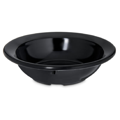 Carlisle 4353203 4-2/25 Inch Diameter Fruit Bowl Black Melamine BPA Free