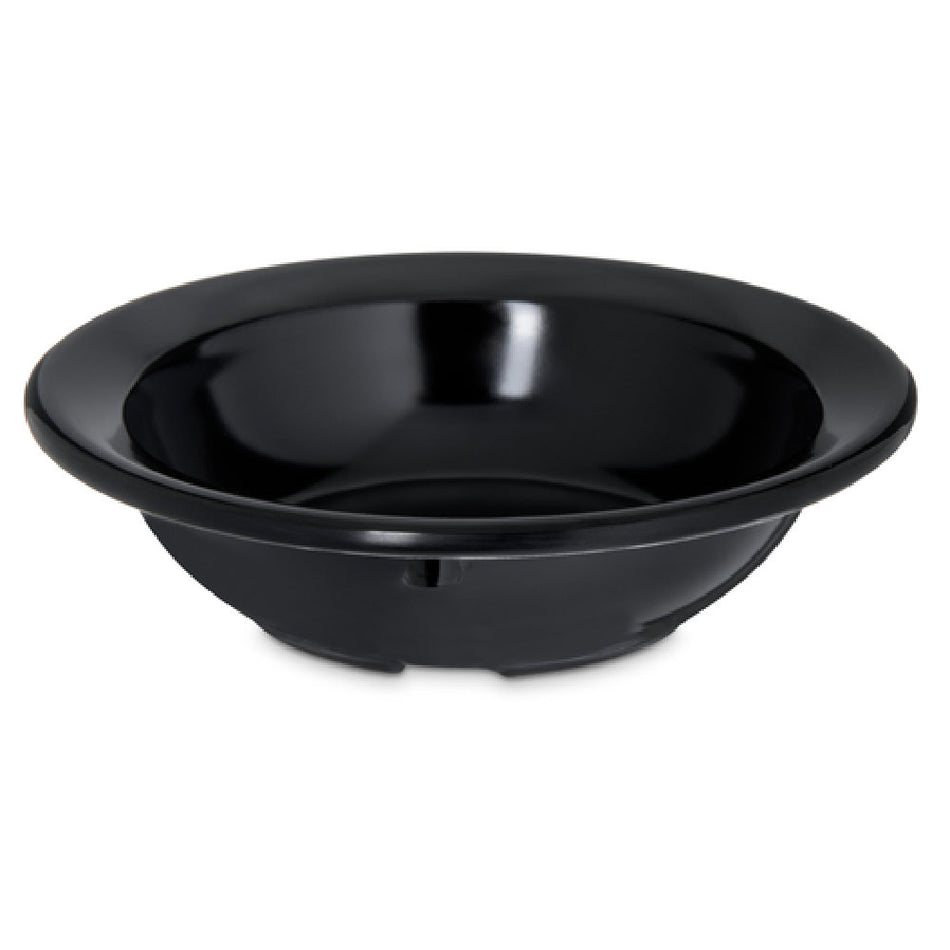 Carlisle 4353203 4-2/25 Inch Diameter Fruit Bowl Black Melamine BPA Free