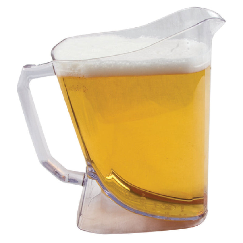 Carlisle PPP60 60 Oz Clear Plastic Pitcher with Handle Dishwasher Safe