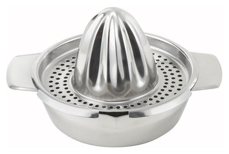 Winco JC-4 5 Inch Dia Manual Juicer Hand Stainless Steel with Ergonomic Handle