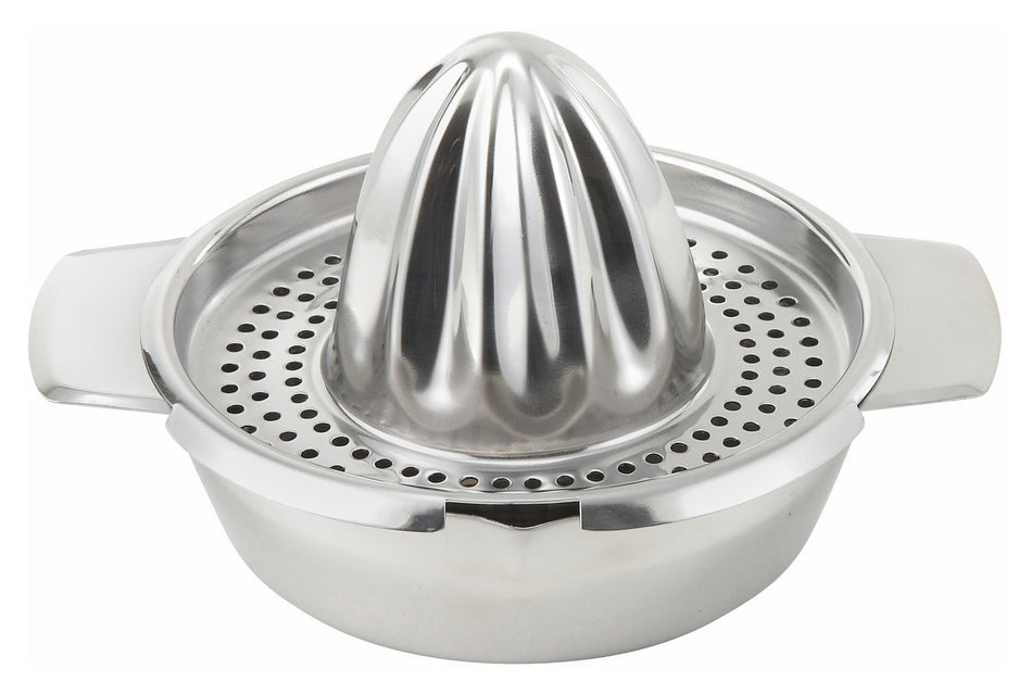 Winco JC-4 5 Inch Dia Manual Juicer Hand Stainless Steel with Ergonomic Handle