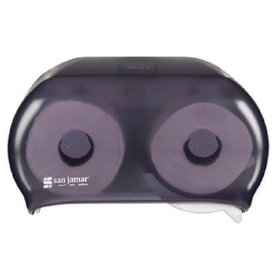 Carlisle R3600TBK 6-3/4 Inch Toilet Tissue Dispenser Impact Resistant Plastic Black Pearl