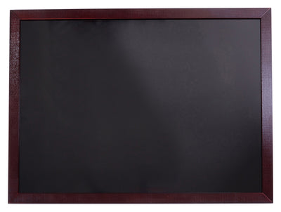 Winco MBB-3 23-5/8 Inch Write-On Board with Mahogany Wood Frame