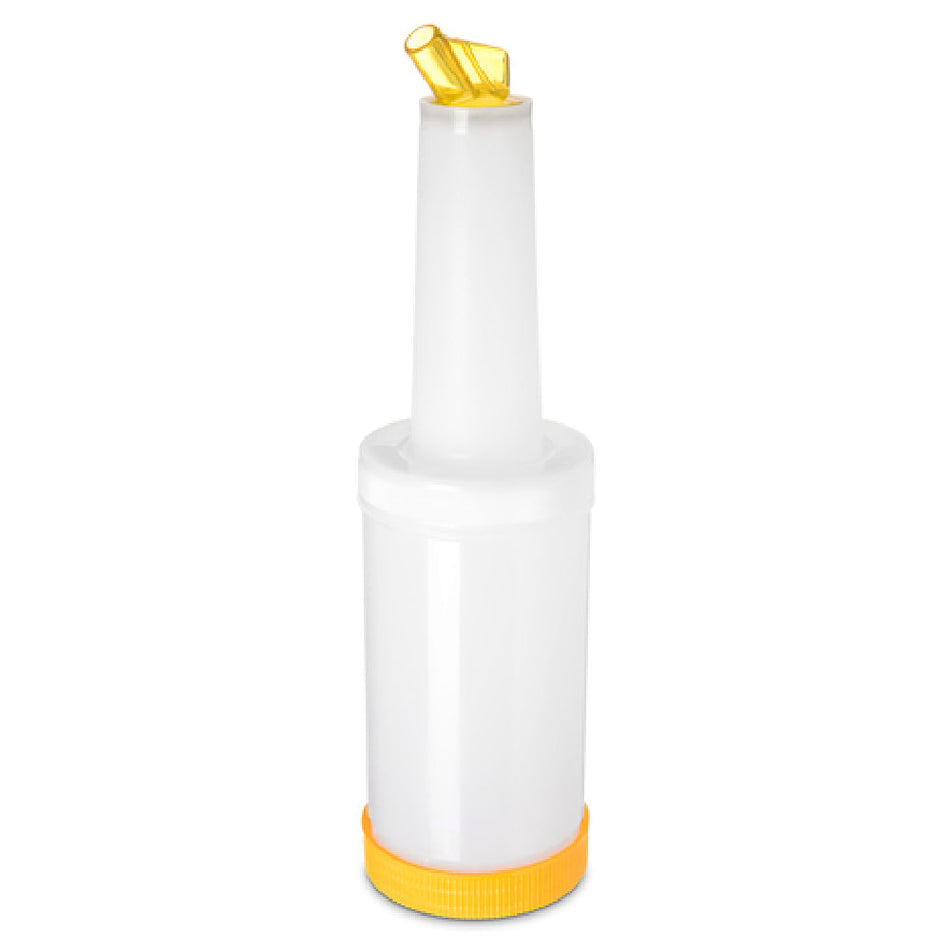 Carlisle PS601N04 32 Oz Quart Container Yellow BPA Free Break Resistant