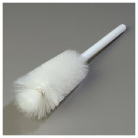 Carlisle 4046702 16 Inch Long Bottle Brush with Plastic Handle White Polyester