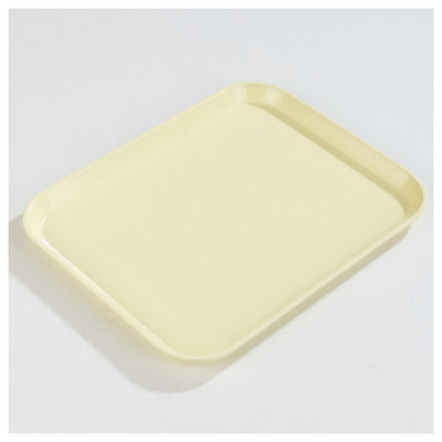 Carlisle 2216FGQ024 22-1/8 Inch Fiberglass Cafeteria Tray Break Resistant Yellow