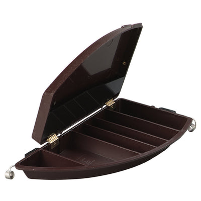 Carlisle 140101 9 Inch Locking Money Tray Brown BPA-Free with Napkin Holder