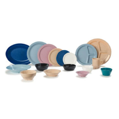 Carlisle PCD30515 5 Oz Rimmed Fruit Bowl Teal Polycarbonate