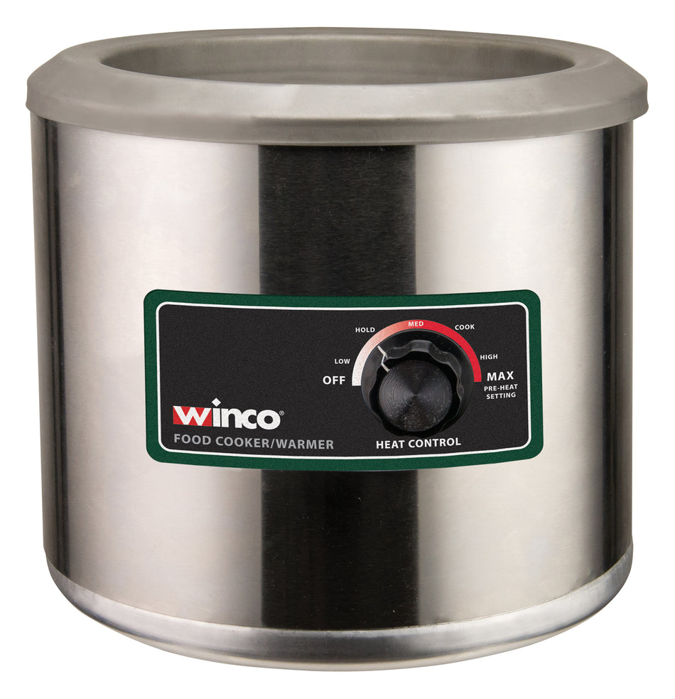 Winco FW-7R500 7 Quart Electric Food Cooker/Warmer with Stainless Steel