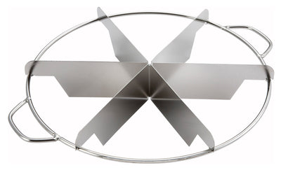 Winco SCU-6 Pie Cutter Stainless Steel 6-Cut Manual Tool