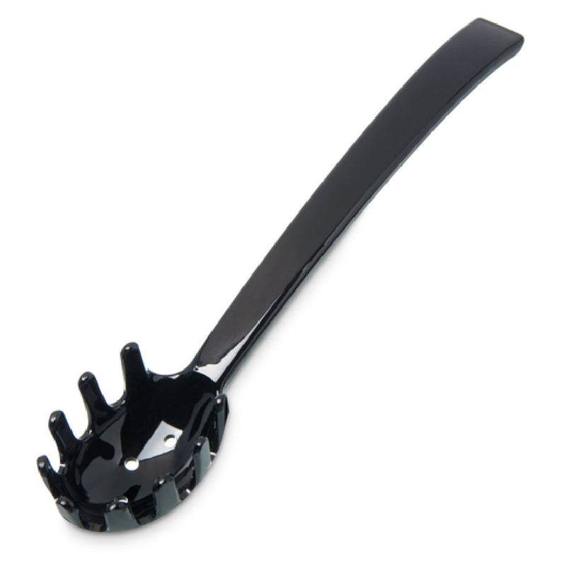 Carlisle 435503 9-1/2 Inch Buffet Pasta Fork with Recyclable Plastic Black