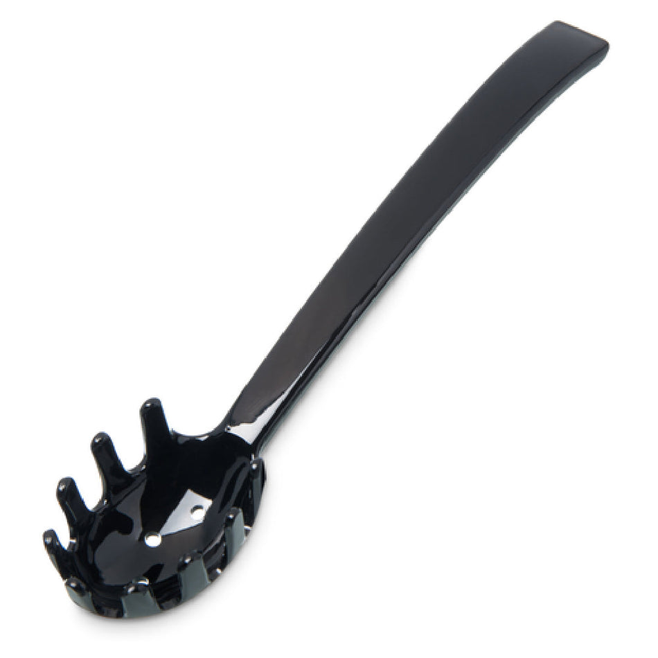 Carlisle 435503 9-1/2 Inch Buffet Pasta Fork with Recyclable Plastic Black