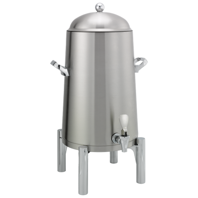 Flame Free™ Thermo-Urn™ 5-Gallon Vacuum Insulated Urn with Round Legs and Domed Lid in Brushed Stainless