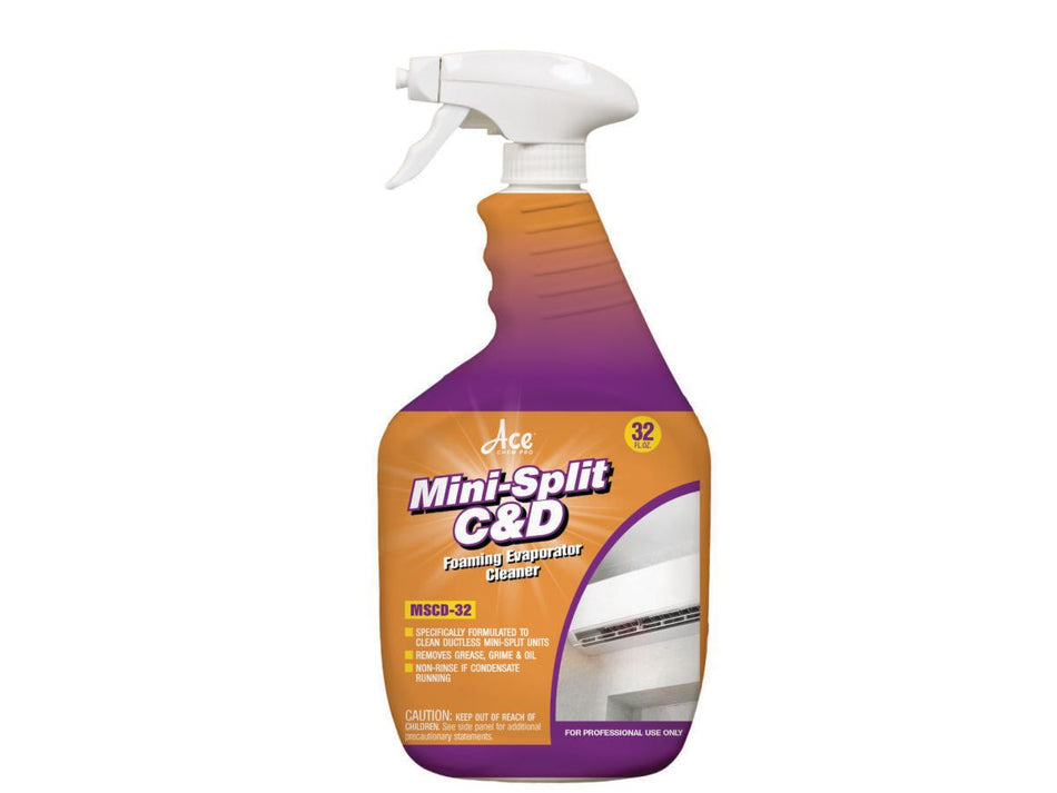 ACE MSCD32, Mini-Split Cleaner 32 oz