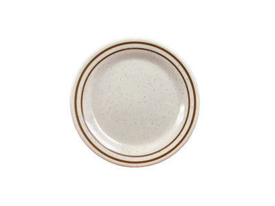 Thunder Group AD106AA 6-1/4 Inch Diameter Round Bread Plate Break Resistant Melamine