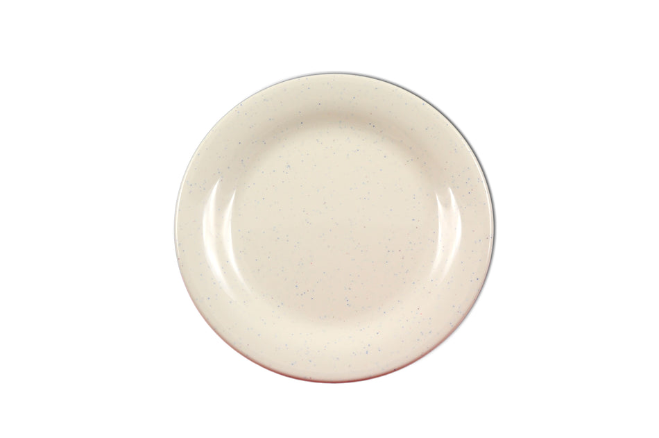 12 Pack 7-1/2" Diameter x 3/4" Height, Dinner Plate, San Marino, Melamine, BPA Free, Dishwasher Safe, Break-Resistant, Shatter-Resistant, No Microwave, No Oven, NSF