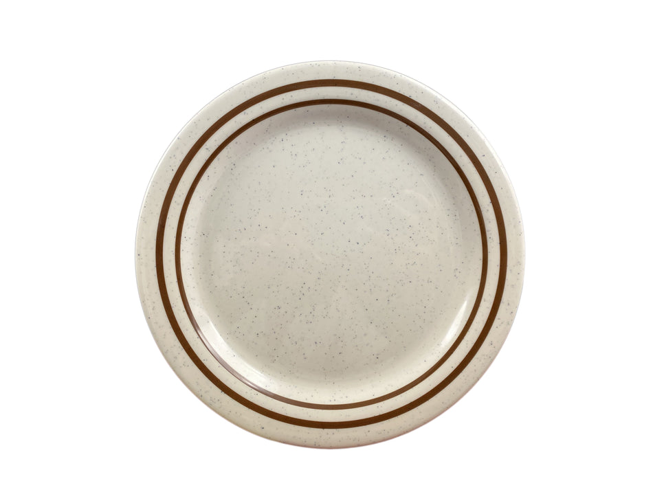 12 Pack 10" Diameter x 7/8" Height, Dinner Plate, Arcadia, Melamine, BPA Free, Dishwasher Safe, Break-Resistant, Shatter-Resistant, No Microwave, No Oven, NSF