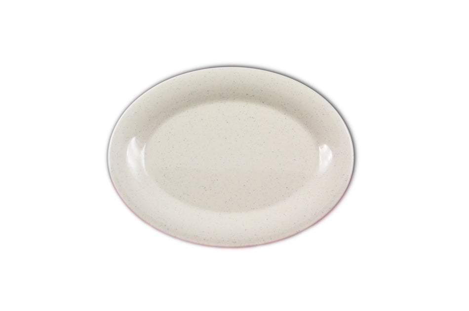12 Pack 9-1/2" x 7-1/4" x 3/4", Platter, San Marino, Melamine, BPA Free, Dishwasher Safe, Break-Resistant, Shatter-Resistant, No Microwave, No Oven, NSF