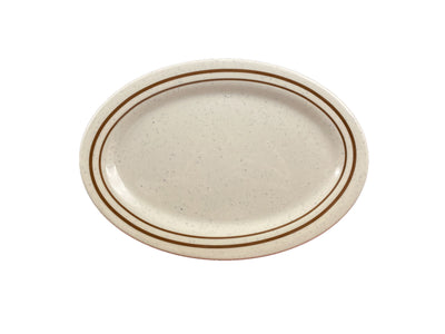 Thunder Group AD211AA 11 Inch Break-resistant Oval Platter Melamine BPA Free