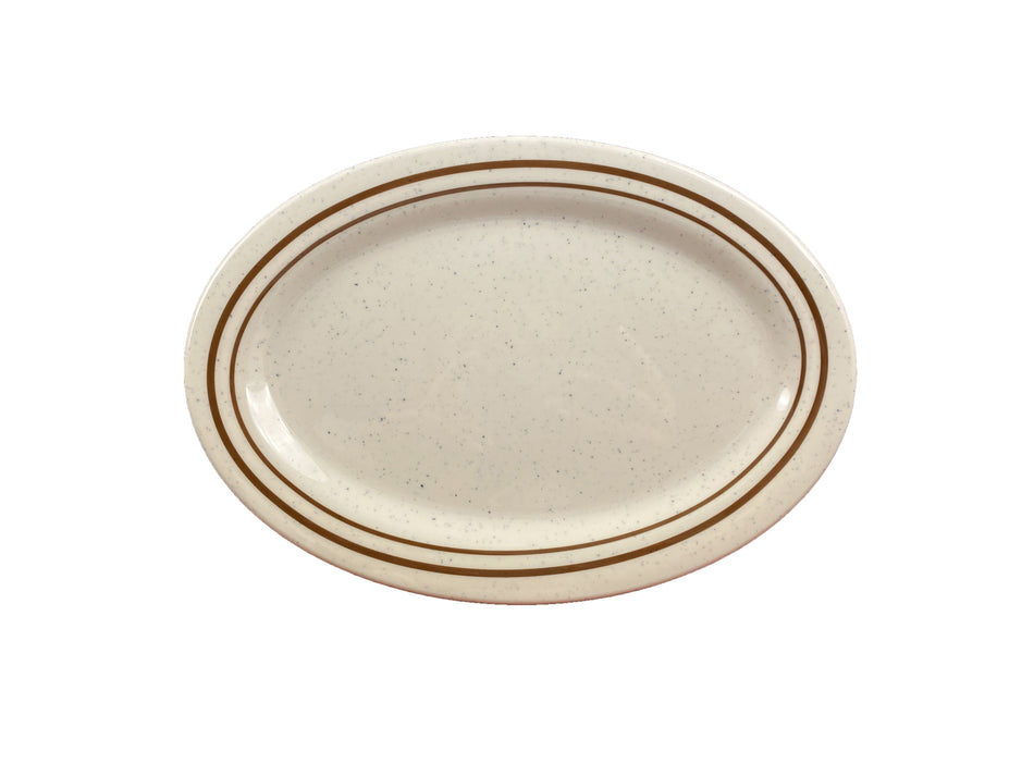 12 Pack 11-1/2" x 8" x 3/4", Platter, Arcadia, Melamine, BPA Free, Dishwasher Safe, Break-Resistant, Shatter-Resistant, No Microwave, No Oven, NSF