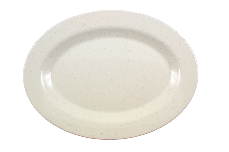 Thunder Group AD216WS 16 Inch Oval Platter Break-resistant Dishwasher Safe Melamine